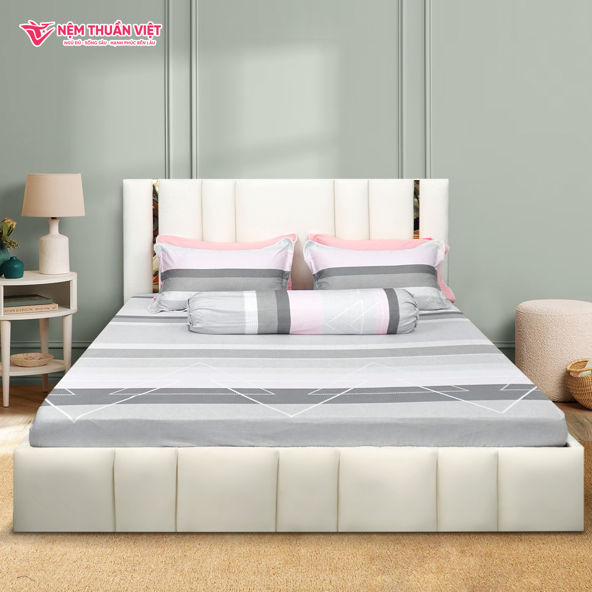 Bộ ga giường tencel 0102