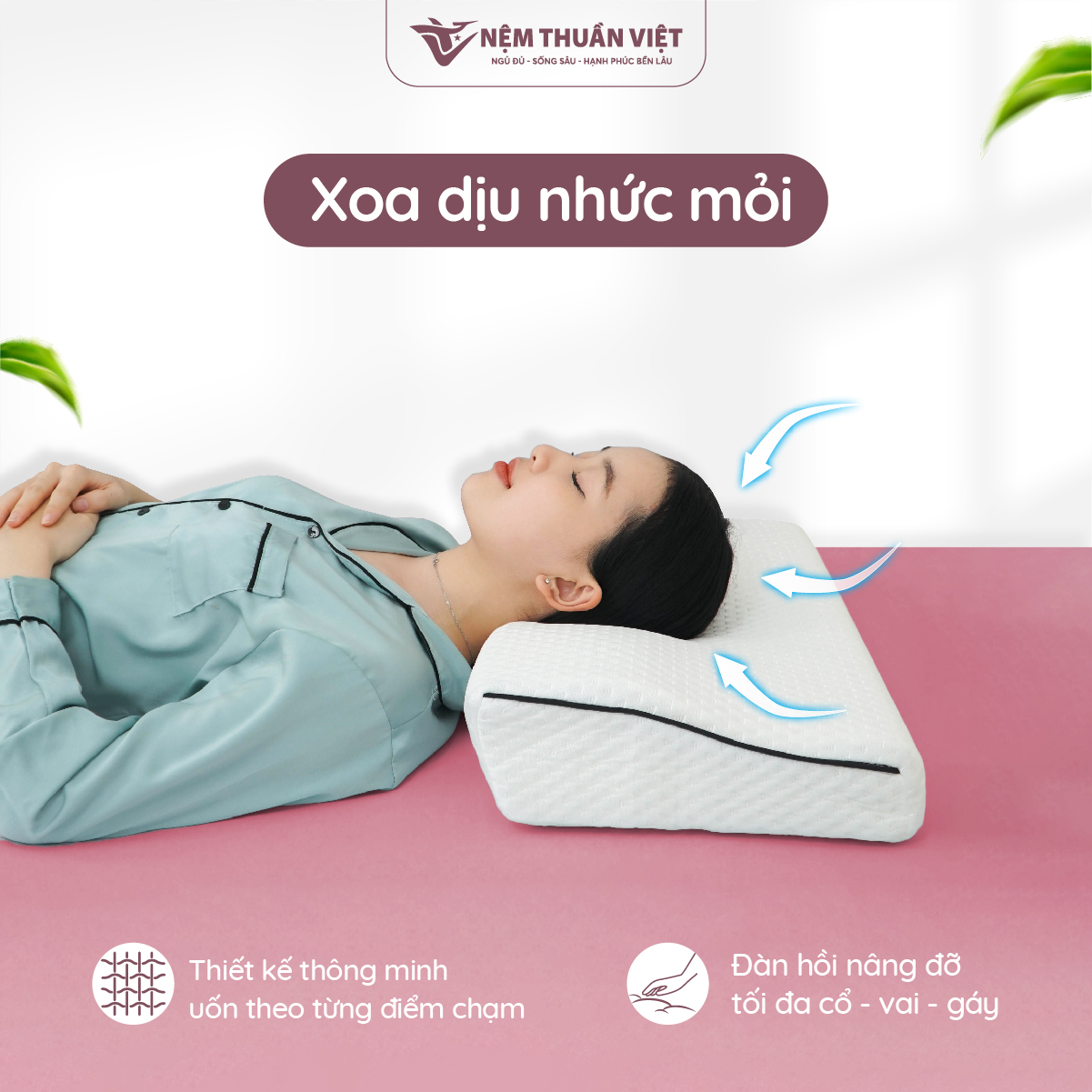 GỐI CAO SU CÔNG THÁI HỌC-07