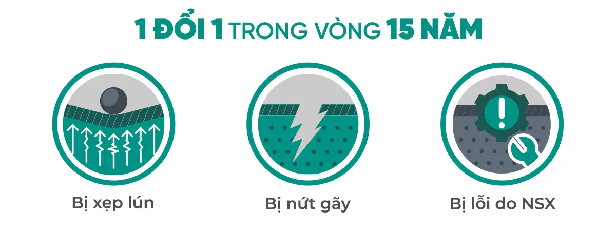 bảo hành 15 năm