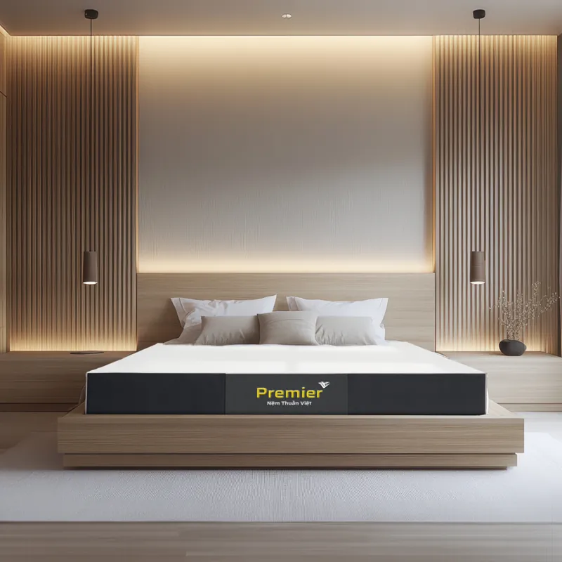Nệm Cao Su Thiên Nhiên Thuần Việt Premier – Cải tiến cấu trúc Dome nâng đỡ vững chãi & đàn hồi gấp đôi