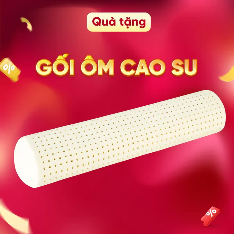 01 gối ôm cao su Thuần Việt
