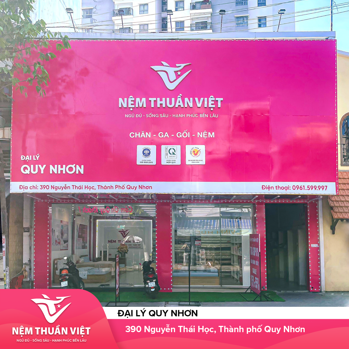 đại lý quy nhơn - Nệm Thuần Việt