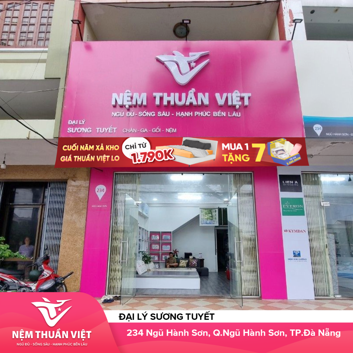 đại lý Xương Tuyết - Nệm Thuần Việt